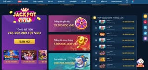 Giao diện Jackpot 23win